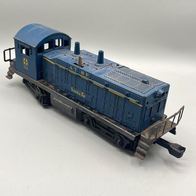 Lot 232: Vintage Lionel Train O-Gauge Santa Fe 634 Locomotive