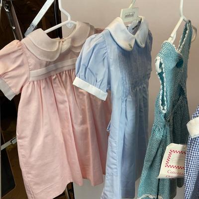 Z722 Vintage Girls Summer Toddler Clothing