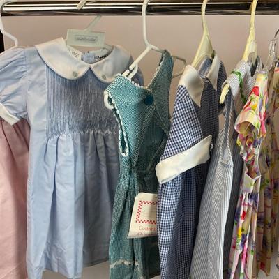 Z722 Vintage Girls Summer Toddler Clothing
