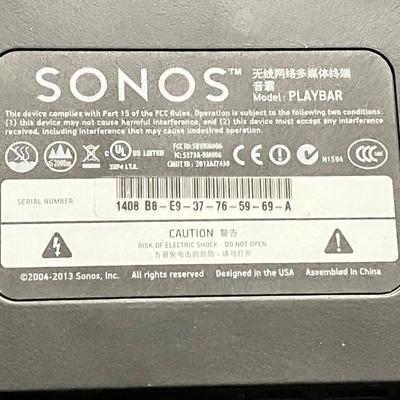 Lot 239: Sonos Playbar Soundbar Home Theater