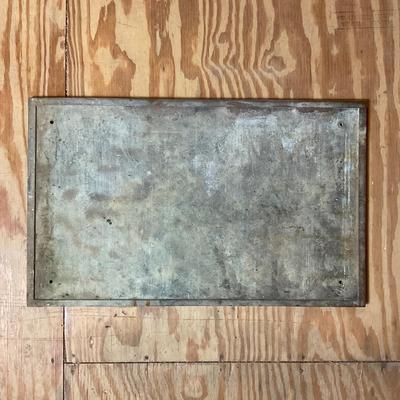 Z743 Large Heavy Brass Commemorative Plaque for First National Bank of Knoxville