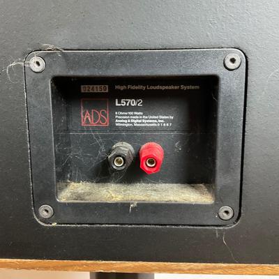 Z747 Vintage ADS L570-2 Book Shelf Speakers with Omni Mount Stands