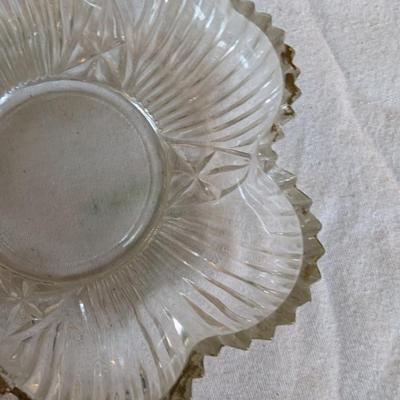 Glass bowls and dish.