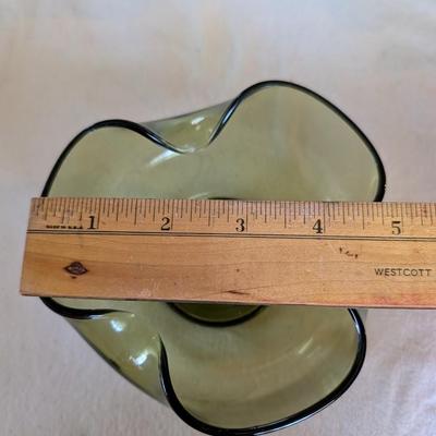 Glass bowls and dish.