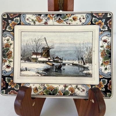 Delfts Tea Canister, Decorative Plates & More (DR-RG)