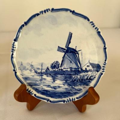 Delfts Tea Canister, Decorative Plates & More (DR-RG)