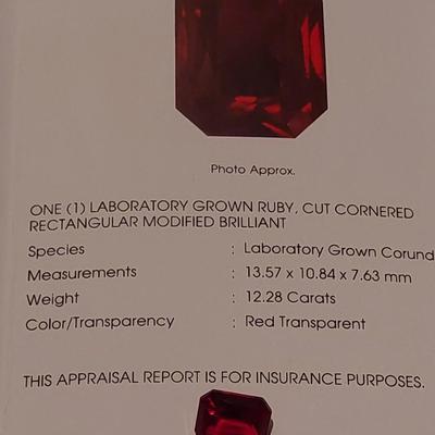 IGI CERTIFIED LAB GROWN RUBY