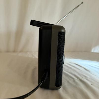 Sharper Image Clock/Thermometer, AM/FM Radio & More (LR-MG)