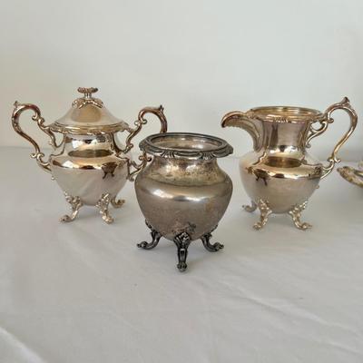 Victorian Style Tilting Tea Kettle & More Silverplate (DR-RG)