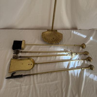 Brass Fireplace Tools (LR-MG)