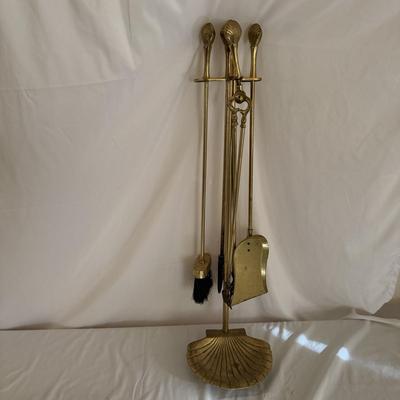Brass Fireplace Tools (LR-MG)