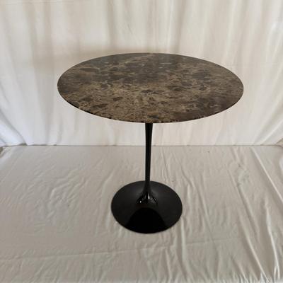 Pedestal Knoll Table With Stone Top (D-MG)