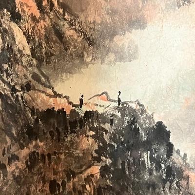 Large Asian Landscape Painting (DR-RG)