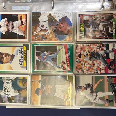 Sale Photo Thumbnail #303: Collection of trading cards from across many sports teams.  From football to baseball , basketball. and even hockey.  This collection has many players from across the years.

*shipping available at buyers expense