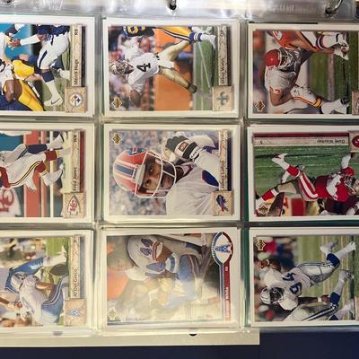 Sale Photo Thumbnail #279: Collection of trading cards from across many sports teams.  From football to baseball , basketball. and even hockey.  This collection has many players from across the years.

*shipping available at buyers expense