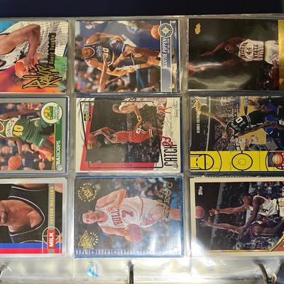 Sale Photo Thumbnail #280: Collection of trading cards from across many sports teams.  From football to baseball , basketball. and even hockey.  This collection has many players from across the years.

*shipping available at buyers expense