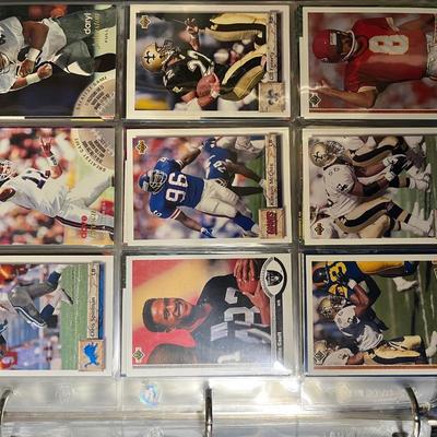 Sale Photo Thumbnail #278: Collection of trading cards from across many sports teams.  From football to baseball , basketball. and even hockey.  This collection has many players from across the years.

*shipping available at buyers expense