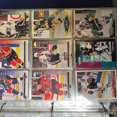 Sale Photo Thumbnail #290: Collection of trading cards from across many sports teams.  From football to baseball , basketball. and even hockey.  This collection has many players from across the years.

*shipping available at buyers expense