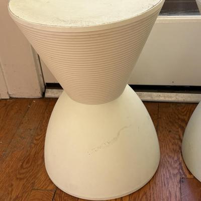 Pair of Kartell Prince Aha Style Stools (D-MG)