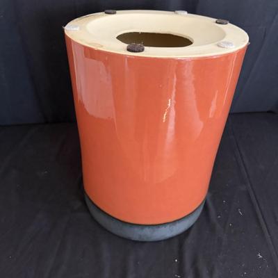 Two Surya Palominas Ceramic Stools (D-MG)