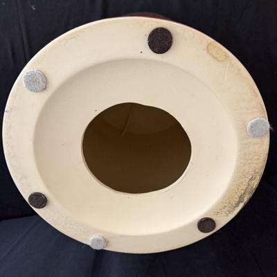 Two Surya Palominas Ceramic Stools (D-MG)