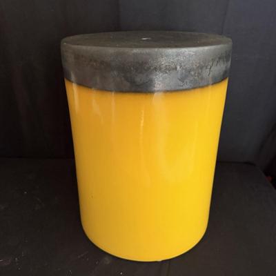 Two Surya Palominas Ceramic Stools (D-MG)