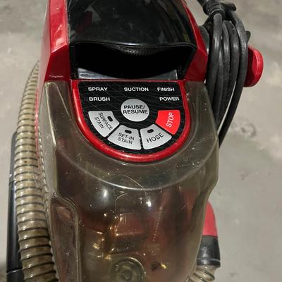 Sale Photo Thumbnail #330: Bissel spot bot for cleaning small messes from pets.  Perfect for small to medium pets and the small design of the machine makes it ideal for spot cleaning and getting into hard to reach places.