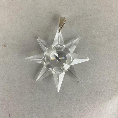 S760 Swarovski 1991 Crystal Christmas Ornament
