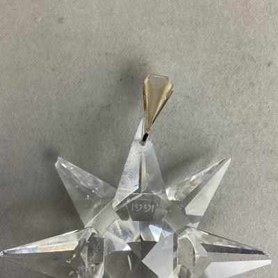 S760 Swarovski 1991 Crystal Christmas Ornament