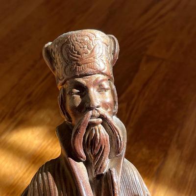 Vintage Asian Chalkware Figure and More (B3-BC)