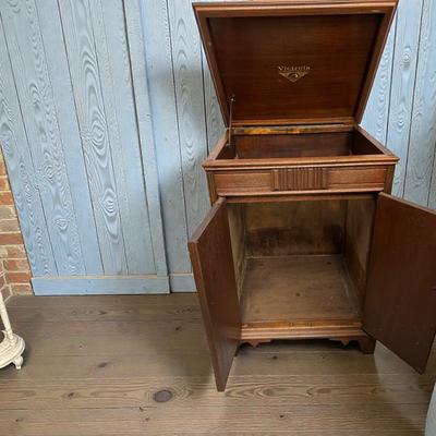 Vintage Victrola Phonograph Cabinet Without Phonograph Player