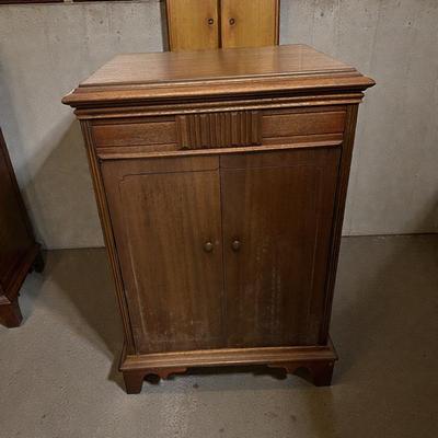 Vintage Victrola Phonograph Cabinet Without Phonograph Player