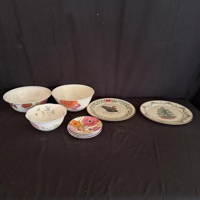 Lenox Bowls & Christmas Plates (D-MG)