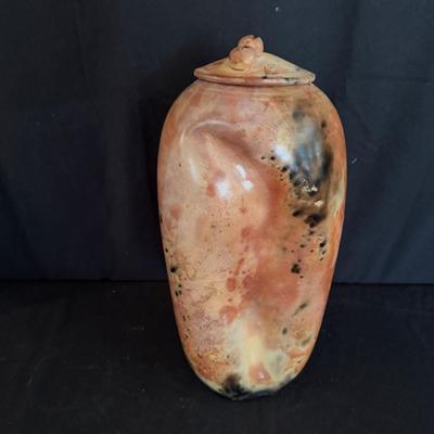 Lidded Urn Signed By Artist Andy Smith (D-MG)