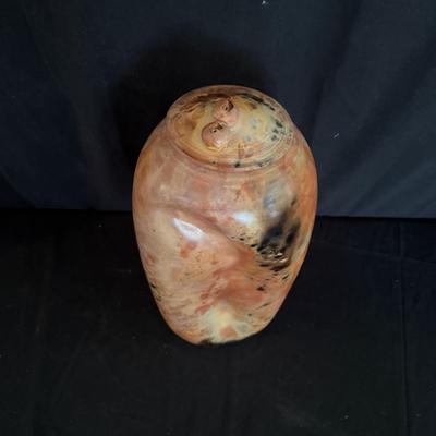 Lidded Urn Signed By Artist Andy Smith (D-MG)