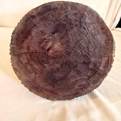 Carved Wooden Sculpture By D. Muli (D-MG)