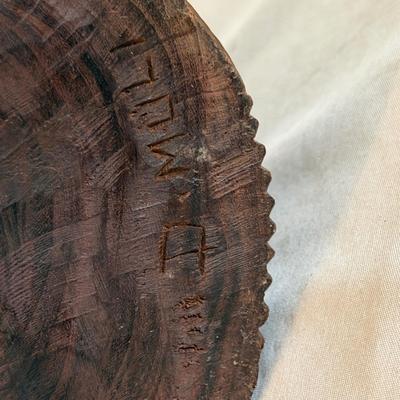 Carved Wooden Sculpture By D. Muli (D-MG)