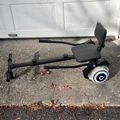 Lot 434: Jetson Pixel Hoverboard with Jetson JetKart Seat Attachment