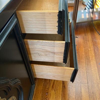 Century Furniture Chinoiserie Console Dresser w/Mirror (D-RG)