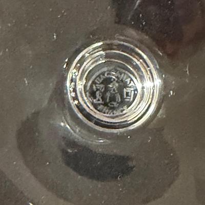 Eight Baccarat Crystal Champagne Flutes in the Dom Perignon Pattern (LR-MG)