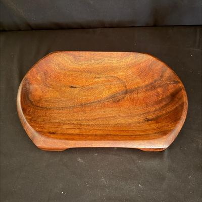 Curly Koa Kalua Board & The Pottery Lidded Piece (LR-MG)