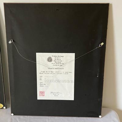 ‘The Port of Miya’Woodblock Print By Hiroshige (DR-RG)