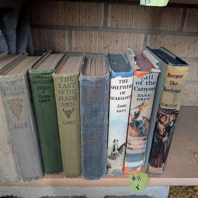 Some great old books by Zane Grey.