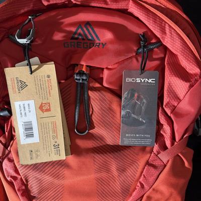 Two Gregory Hiking Backpacks & Hydration Reservoir (LR-MG)