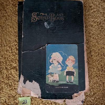 Old recipe scrap book