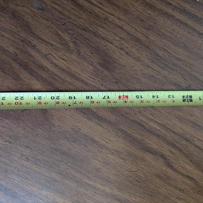 Mid century hexagon shaped side table.