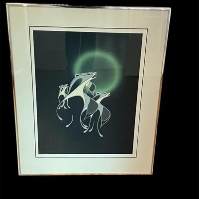 Rick Beaver LE Pencil Signed Print ‘Dushy Howl’ (DR-RG)