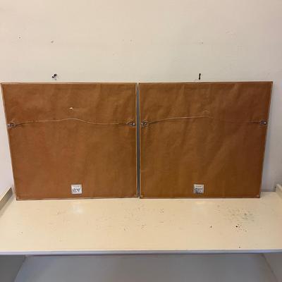 Framed Vintage Crate Labels (K-BC)