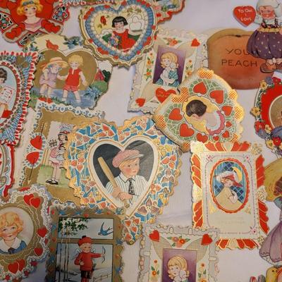 Vintage Valentines from the 20's, 30's 40's