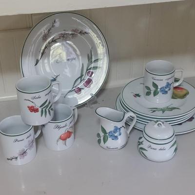 Apilco Elysian Garden Dishes (K-BBL)
